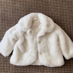 Kate Spade faux fur coat - Baby